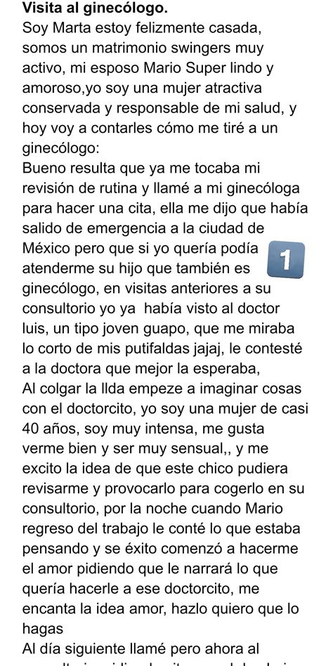 relatos eróticos ginecólogo|Mi Ginecólogo (2) por Ana070